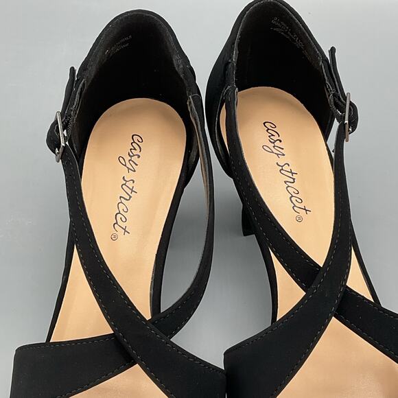 NEW Easy Street Women Elegance Slingback Pumps Black Size 7.5W - Picture 6 of 10